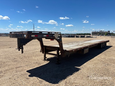 2015 Norberts 40 ft Tri/A Gooseneck Apparatuur aanhangwagen