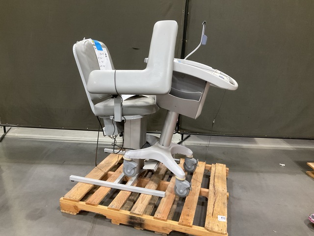 (1) Blood Draw Chair & (1) Medical Cart