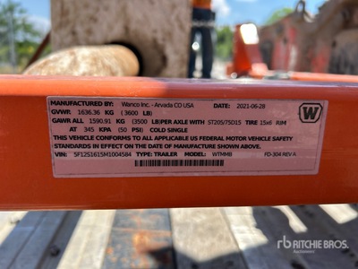 2021 Wanco WTMMB Quadro messaggi