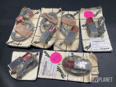 (6) Cadillac Gage Textron 136600 Low Brake Switch Assemblies