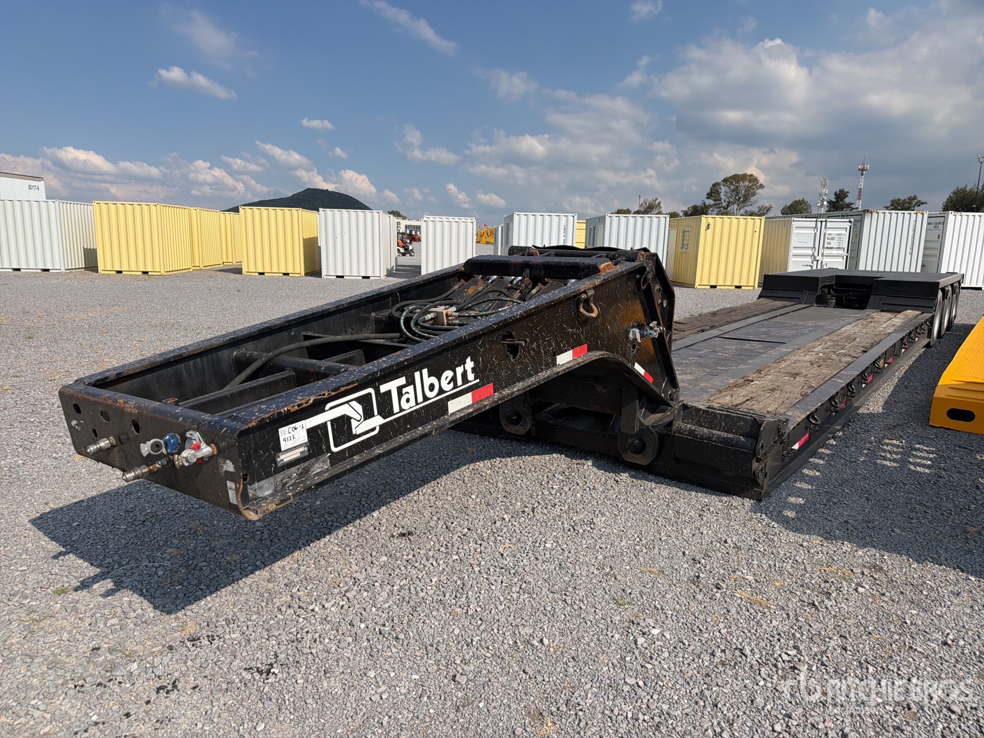 2007 Talbert Tri/A Cama Baja / Lowboy Trailer