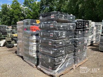 (24) Pallets of Assorted Storage Cases