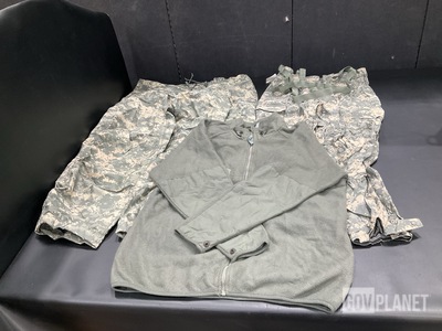 (12) Pairs of Wet Weather Trousers, (1) Cold Weather Liner & Assorted Items
