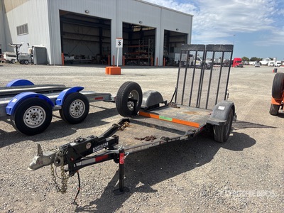 2019 Snake River 4X7 10 ft S/A Equipment Trailer