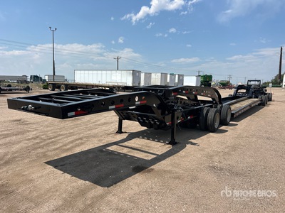 1996 Cozad 80 ton 2 2 2 Removable Gooseneck Low Loader