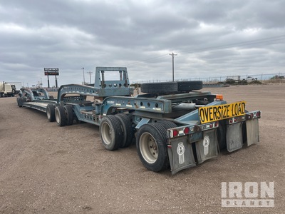 1996 Cozad 80 ton 2+2+2 Removable Gooseneck Lowboy Trailer