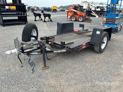 2019 MMDI 410LPT 3100 lb 10 ft S/A Tilt Deck Trailer