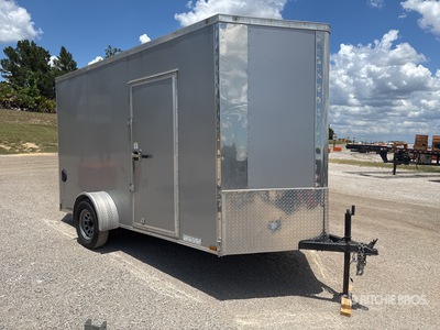 2024 Anvil AT6X12SA 12 ft S/A Gesloten aanhangwagen