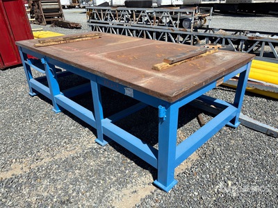 5 ft x 10 ft Steel Table