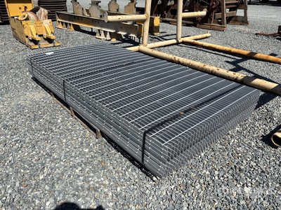Quantity of 8 ft x 4 ft Steel Grating Structural Steel