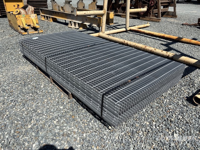 Quantity of 8 ft x 4 ft Steel Grating Structural Steel