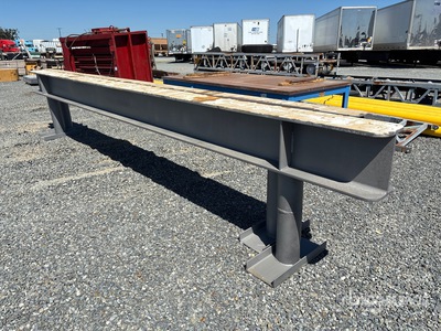 Quantity of (2) 20 Ft I-Beam Steel Saw Horses