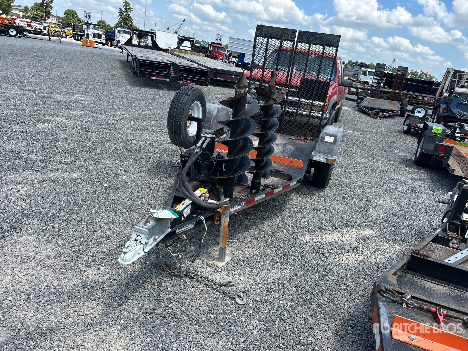 2020 MMDI 47RVX10 7 ft S/A Equipment Trailer