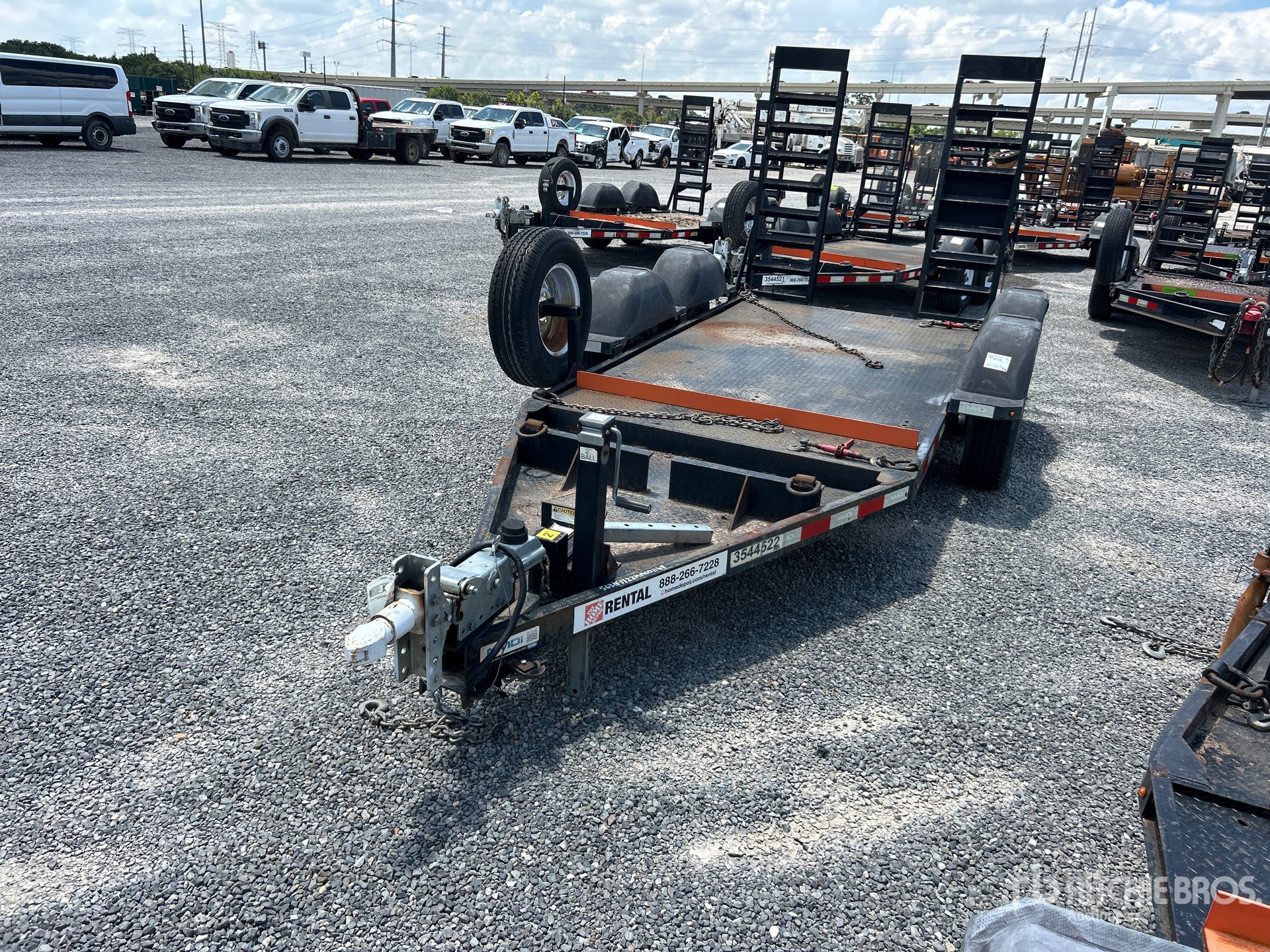 2021 MMDI 510RCMPH 10 ft T/A Equipment Trailer
