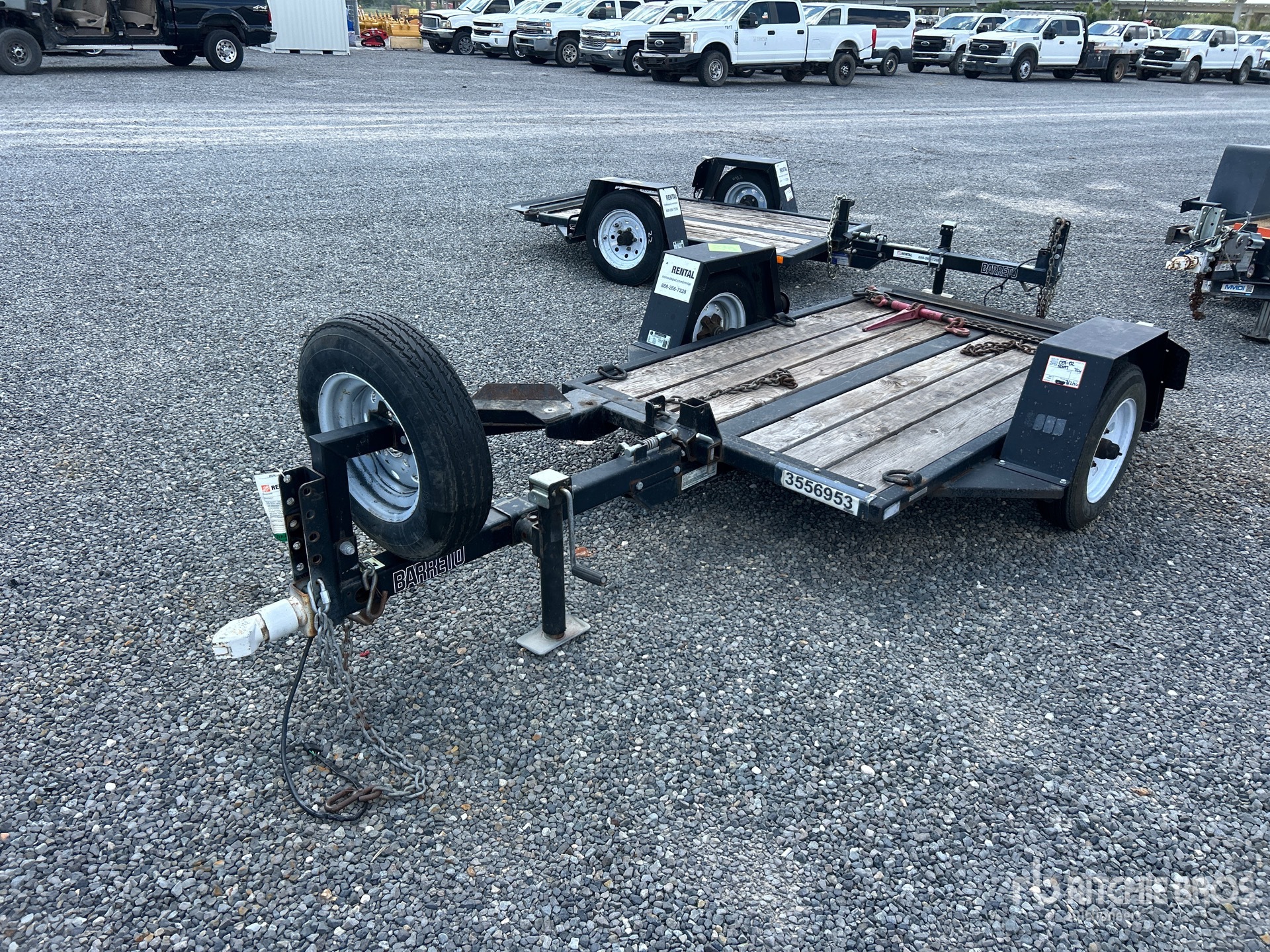 2021 Barreto E4X6TBT 6 ft S/A Tilt Deck Trailer