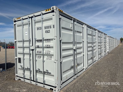 2025 40 ft High Cube Multi-Door Storage Container
