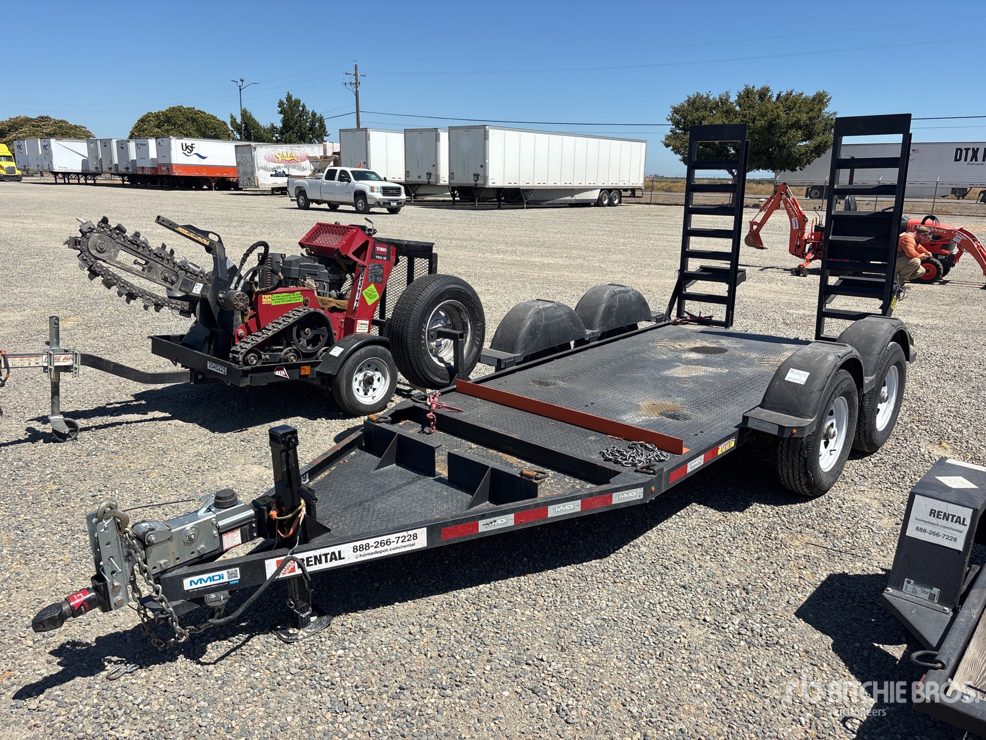 2021 MMDI 510RCMPH 10 ft T/A Equipment Trailer