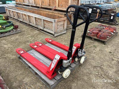 Quantity of (2) 3000 kg Palletwagen (Unused)