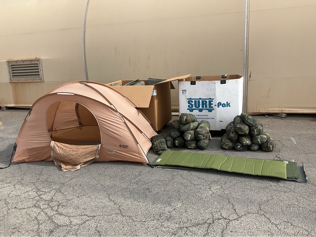 (61) Self-Inflating Sleeping Mats & (70) Two-Man Combat Tents