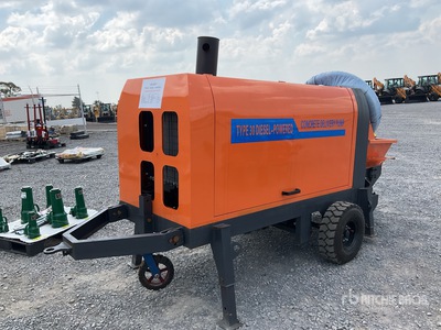 2026 Type-30 Portable with piping Bomba de hormigón (Unused)
