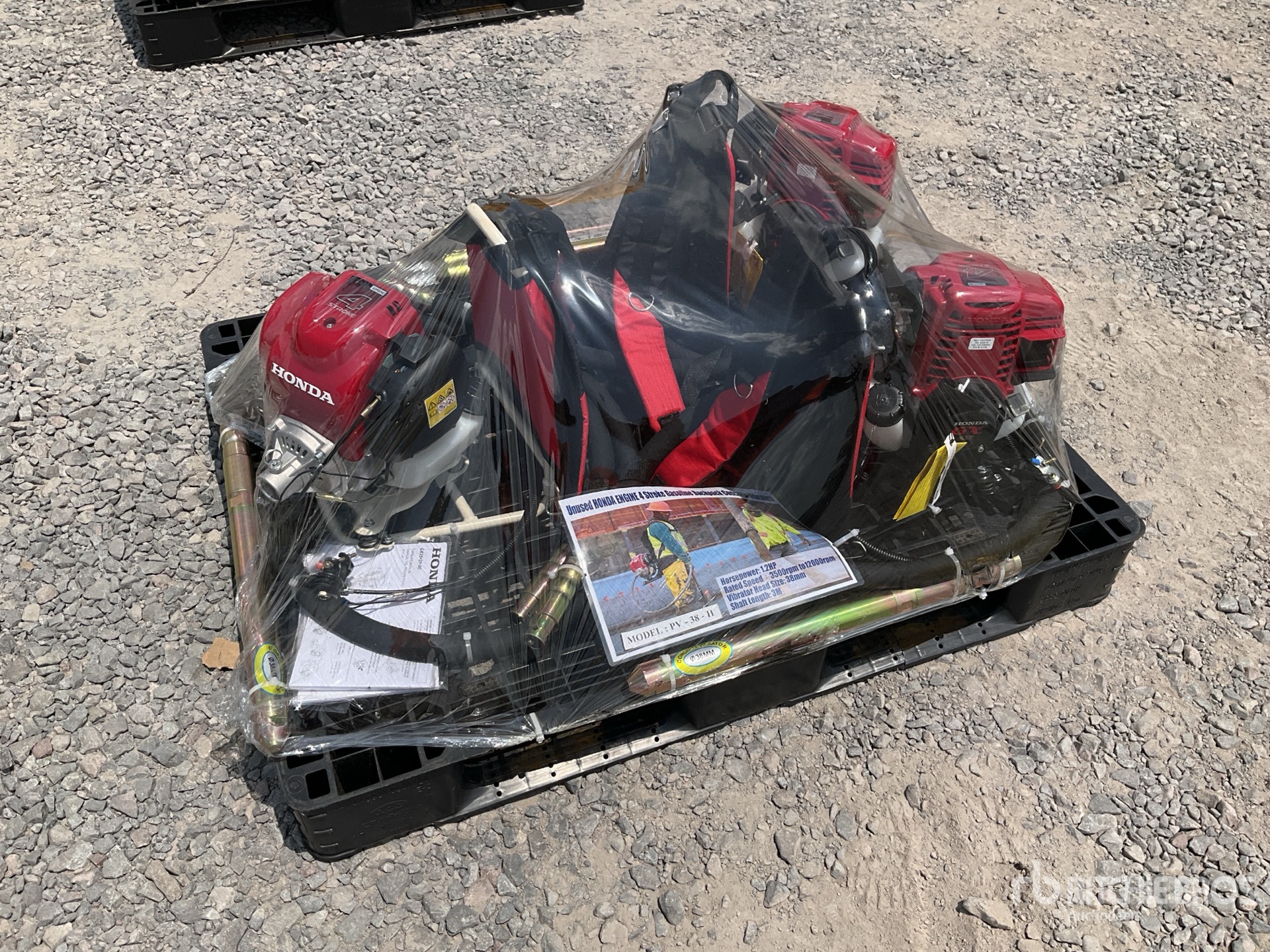 Quantity of (3) 2026 Honda PV38H Lote de Vibradores de Concreto (Sin Usar) / Concrete Vibrator (Unused)