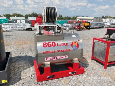 2026 Yuni D860DC 860 L Skid Mounted Stainless Steel Diesel Tanque para Combustible (Sin Usar) / Benzinetank (Unused)