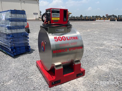 2026 Yuni D500DC 500 L Skid Mounted Stainless Steel Diesel Tanque para Combustible (Sin Usar) / Benzinetank (Unused)