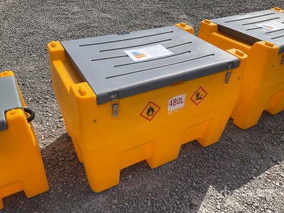 2026 PFT-480 480 L Portable Poly Diesel Tanque para Combustible (Sin Usar) / Benzinetank (Unused)