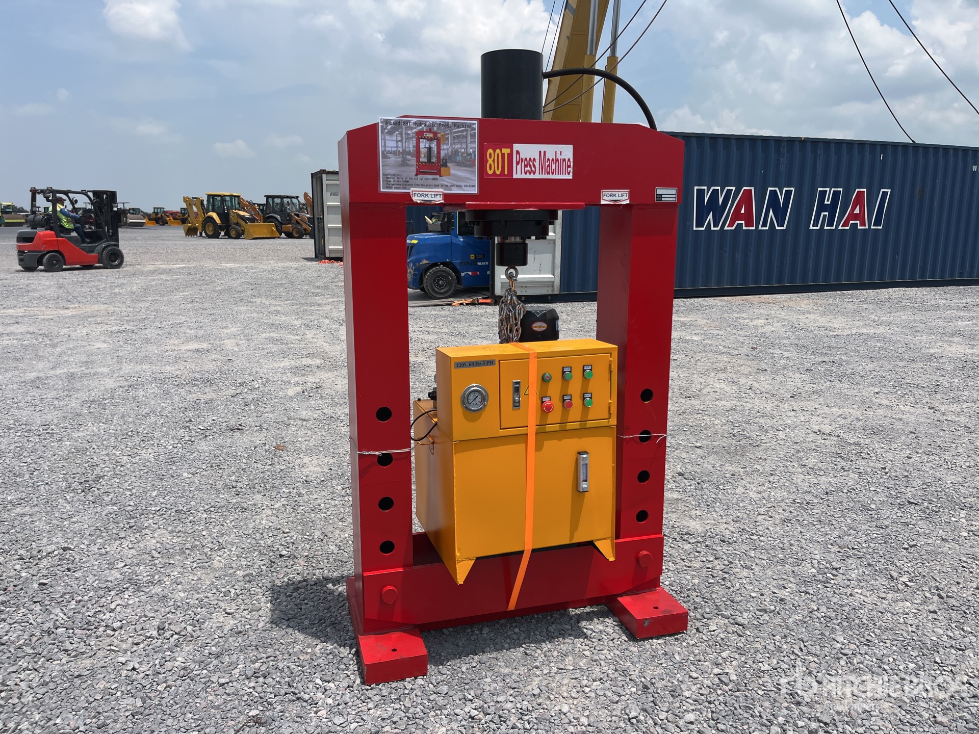 2026 80T Prensa Hidraulica (Sin Usar) / Hydraulic Shop Press (Unused)