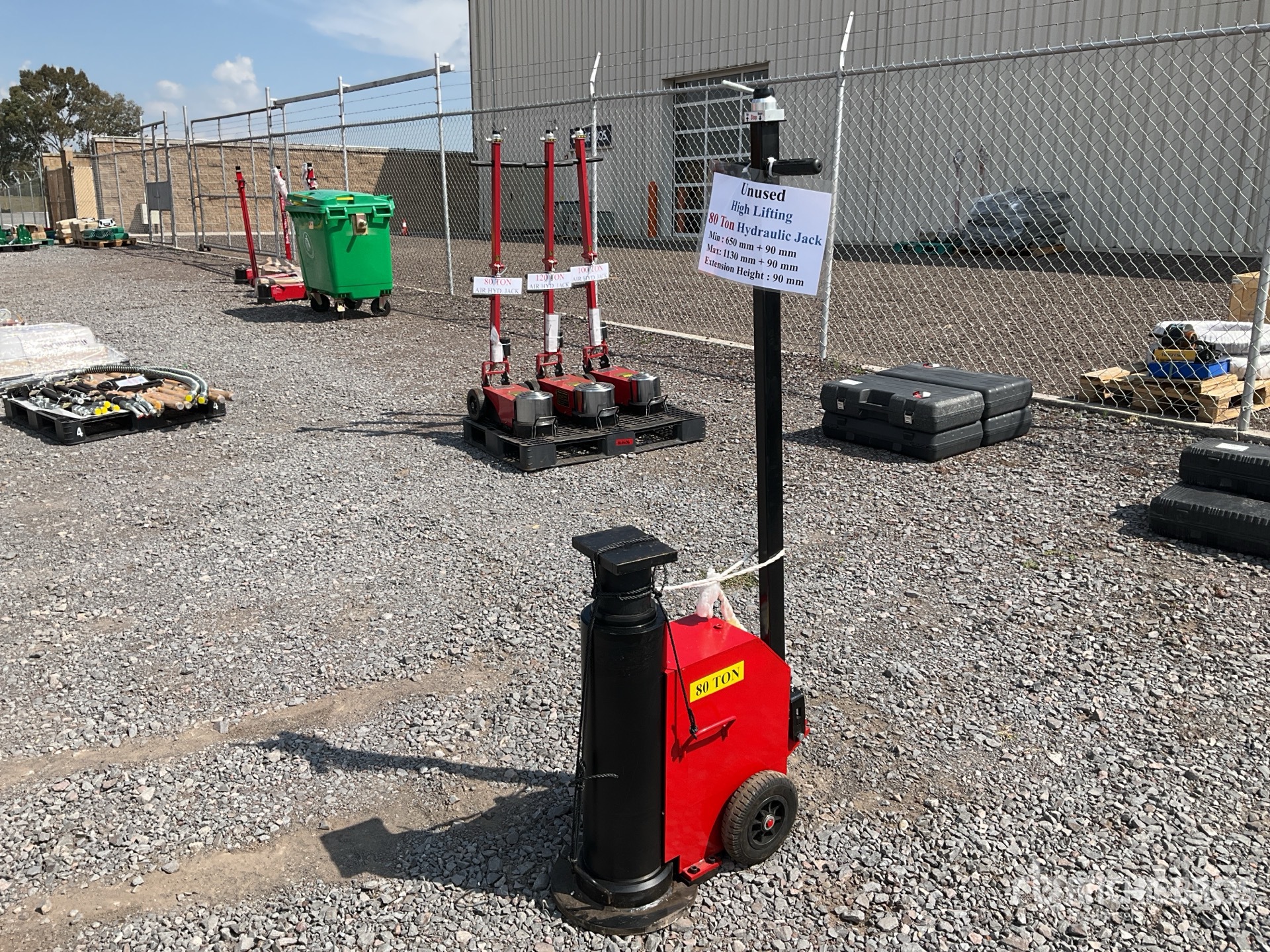 2026 LD80T Gato Hidraulico de Columna (Sin Usar) / High Lifting Hydraulic Jack (Unused)