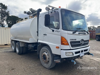 2007 Hino FM1J 12000 L 6x4 Water Truck