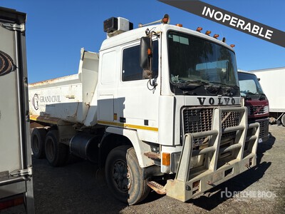 1987 Volvo F12 6x4 T/A Dump Truck (Inoperable)