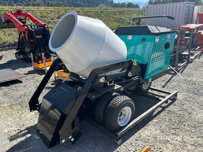 2026 SKLP SL-MT800 Wheeled Mini Portable Concrete Mixer (Unused)