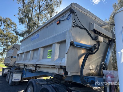 2008 Muscat 5.8 mm Bogie/A Lead Remolque de descarga lateral