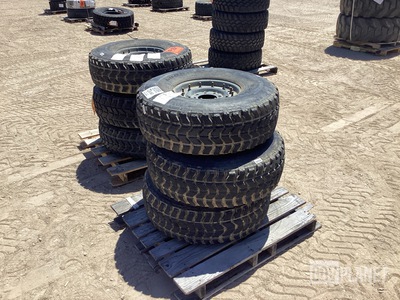 (6) Goodyear 36X12.5X16.5LT Tires w/Wheels