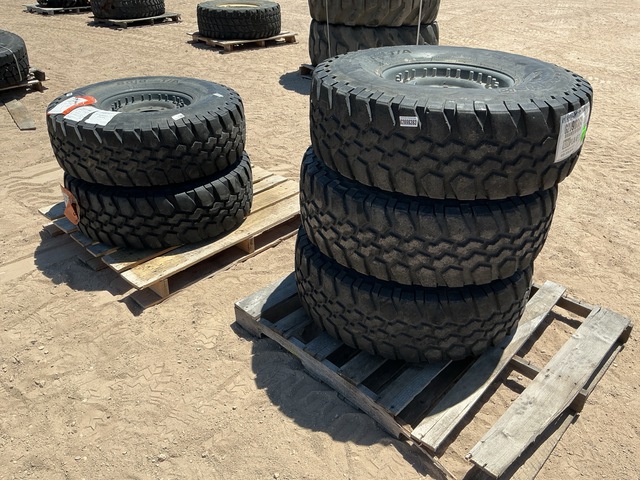 (5) BF Goodrich 37X12.50R16.5LT Tires w/Wheels