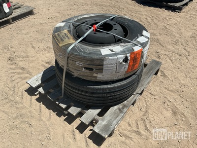 (2) Bridgestone 285/70R19.5 Tires w/Wheels