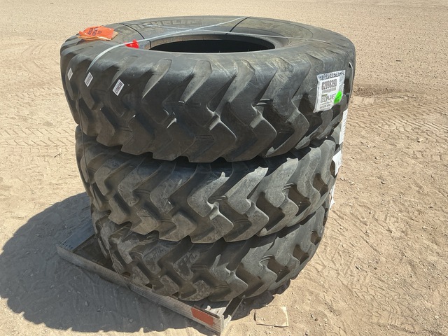 (3) Michelin 14.00R24 Tires