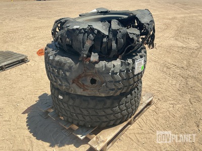 (3) Goodyear 395/85R20 Tires w/Wheels