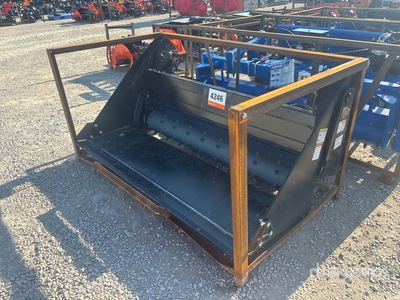 2026 Raytree RPRB72 72 in Skid Steer Power Rake Bucket Divers - Accessoires pour chargeuse à différentiel (Unused)