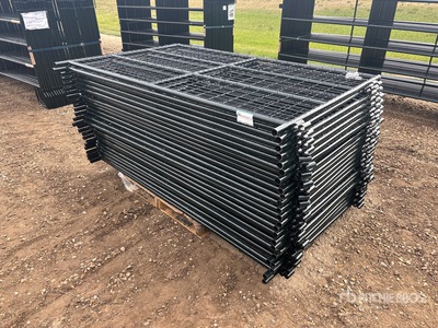 Quantity of (25) 2026 BYT MSPP07 7 ft x 4 ft 3 in Mesh Sheep Viehzuchtgremium (Unused)