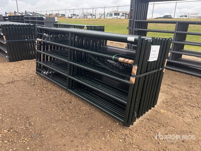 Quantity of (20) 2026 BYT RG1010 x 4 ft Steel 10 ft HD Ranch Portail pour bétail (Unused)