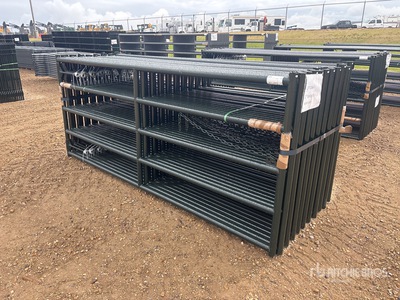 Quantity of (20) 2026 BYT RG1010 x 4 ft Steel 10 ft HD Ranch Portail pour bétail (Unused)