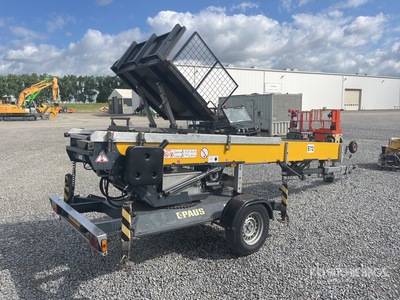 2013 Hermann Paus 25 WH Electric Tow-Behind Material Hoist