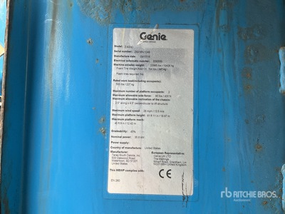 2016 Genie Z62/40 Teleskoparbeitsbühne