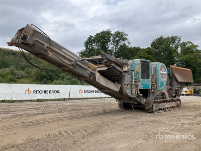 2018 Powerscreen Premiertrak R400X مصنع تكسير بالفك