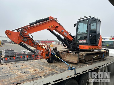 Hitachi ZX65USB-5A Hi-Rail Excavadora de Cadenas