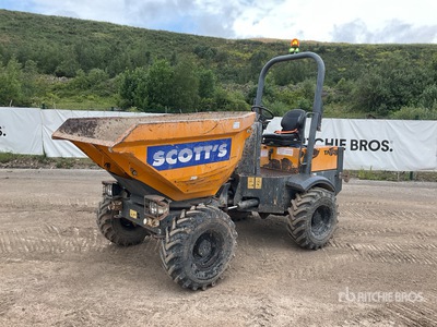 2015 Terex 3 Ton 4x4 Swivel Dumper
