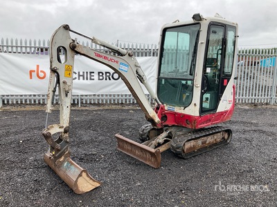 2016 Takeuchi TB216 Mini Excavator