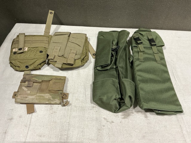 (15) Saw Pouches, (5) Radio Set Carriers & Assorted Items (15) Saw Pouches, (5) Radio Set Carriers & Assorted Items